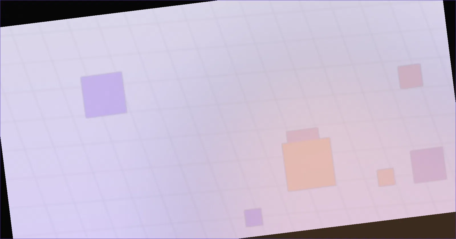 A grid of black and white cells from Conway's Game of Life mid-generation